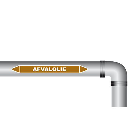 Afvalolie sticker