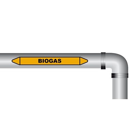Biogas sticker