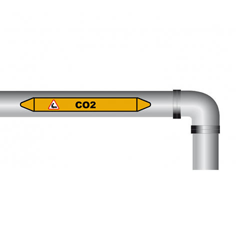 CO2 verstikkingsgevaar sticker