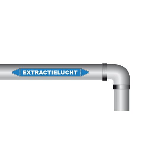 Extratielucht sticker