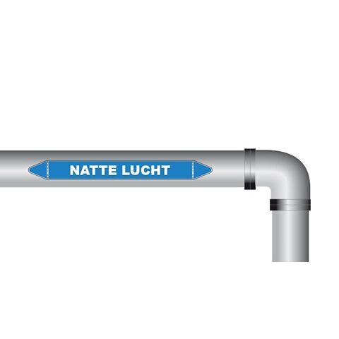 Natte lucht sticker