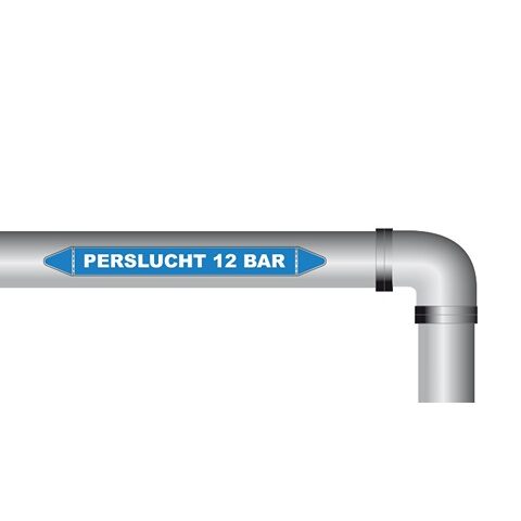 Perslucht 12 bar sticker