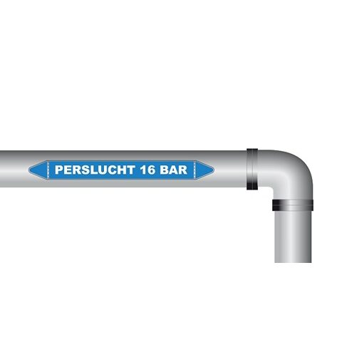 Perslucht 16 bar sticker