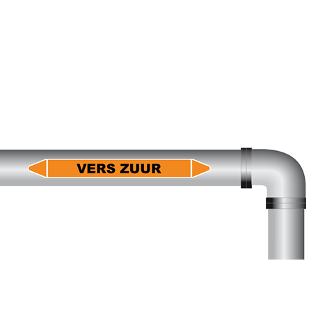 Vers zuur sticker